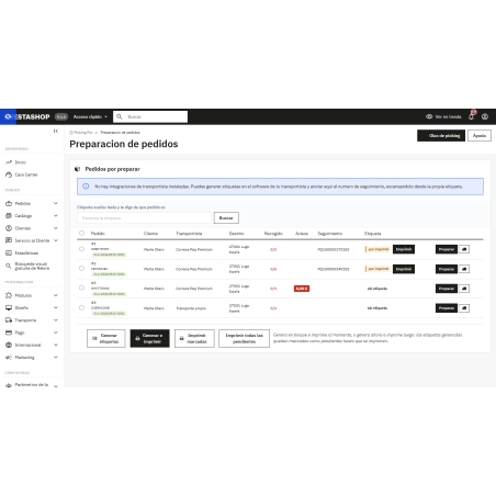 Module professionnel de sélection et de placement