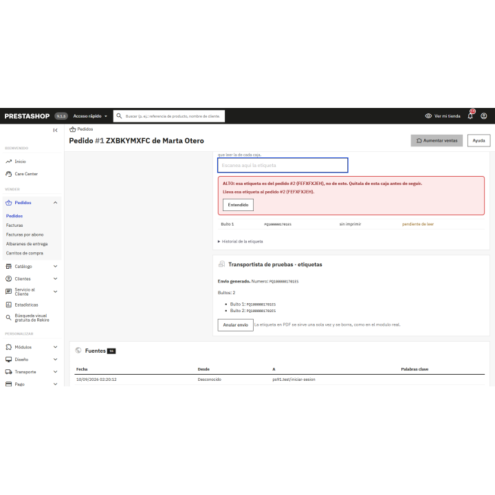 Modulo professionale di prelievo e posizionamento