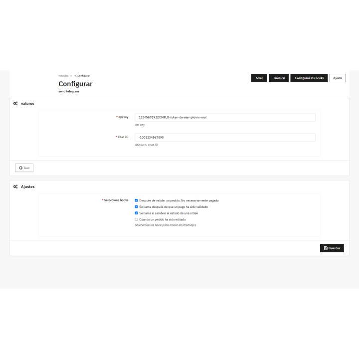 PrestaShop-Bestellbenachrichtigungen auf Telegram
