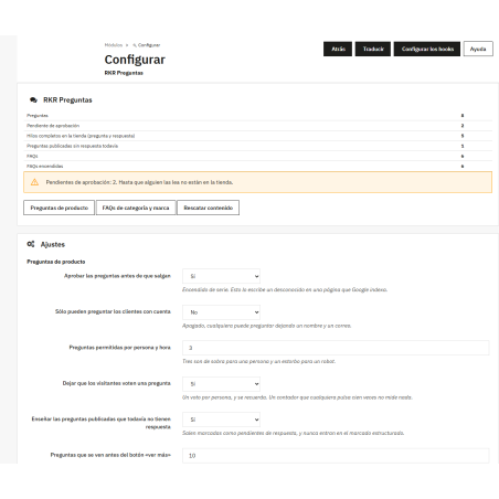 FAQ and Questions and Answers Module