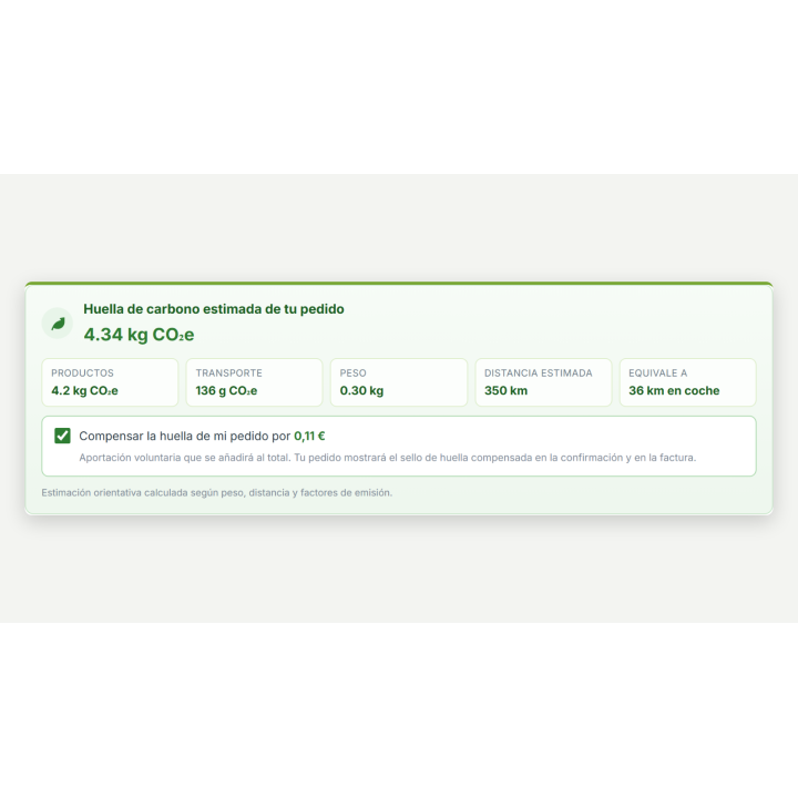 RKR CO2-Fußabdruck – CO₂e und Kompensation in PrestaShop