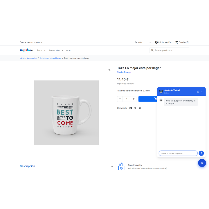 Rekire PrestaChat: assistente de IA para PrestaShop