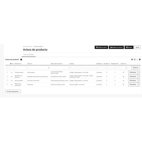 Módulo de lembretes e notificações por e-mail
