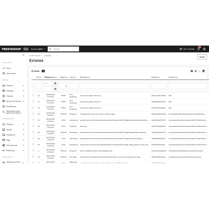RKR Sentinel: avisos de errores y pagos por Telegram