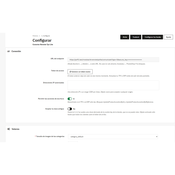 Connecteur de point de vente et d'ERP pour PrestaShop avec API JSON | RKR