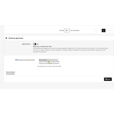 Módulo cálculo de necesidades de stock