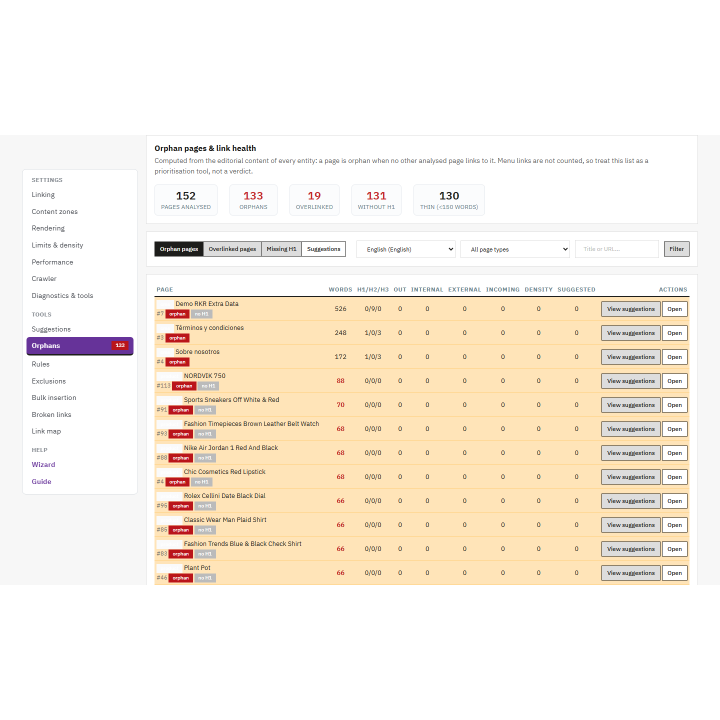 Easy SEO Internal Links: PrestaShop internal linking