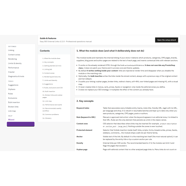Easy SEO Internal Links: PrestaShop internal linking