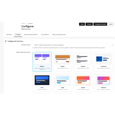 Modulo suite eventi - Corsi, workshop, biglietti, acquisti in diretta