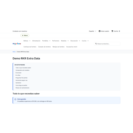Módulo componentes extra para tu contenido