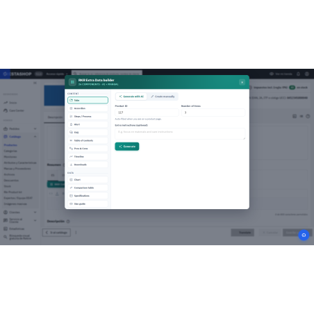 Módulo componentes extra para tu contenido