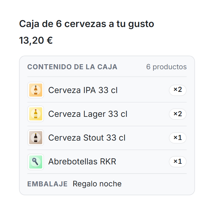 RKR Mix & Match: Individuelle Boxen für PrestaShop