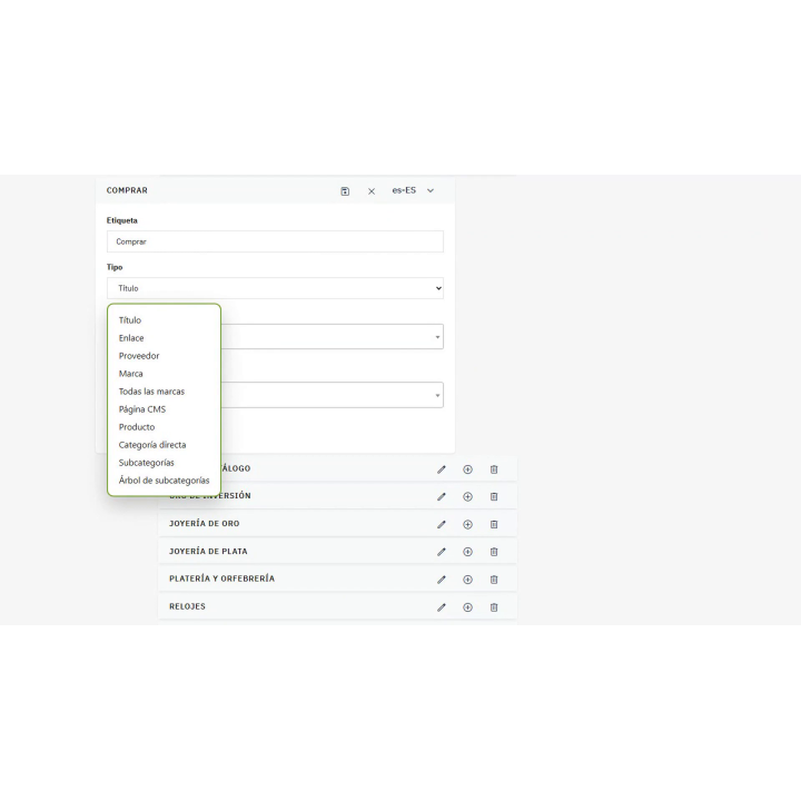 Menu lateral RKR — Menu suspenso com estrutura em árvore, carregamento lento e otimizado para dispositivos móveis para PrestaSho