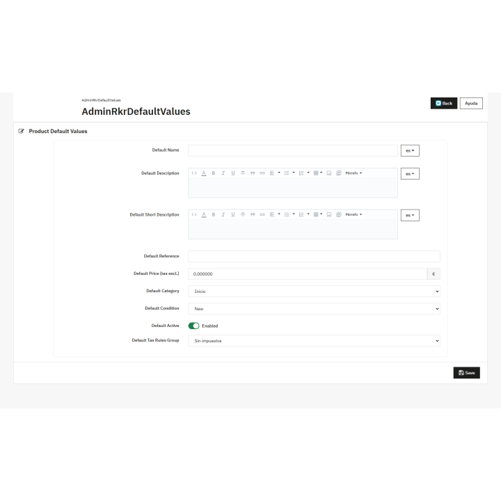 Fluxo de catálogo RKR AI: Conecte seu aplicativo de catálogo com inteligência artificial ao PrestaShop