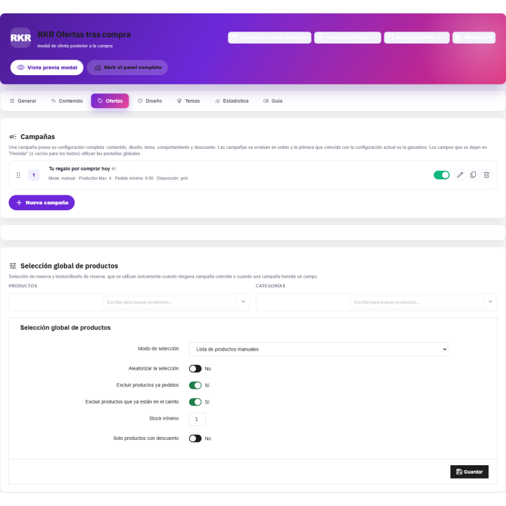RKR Post-Purchase Offers for PrestaShop