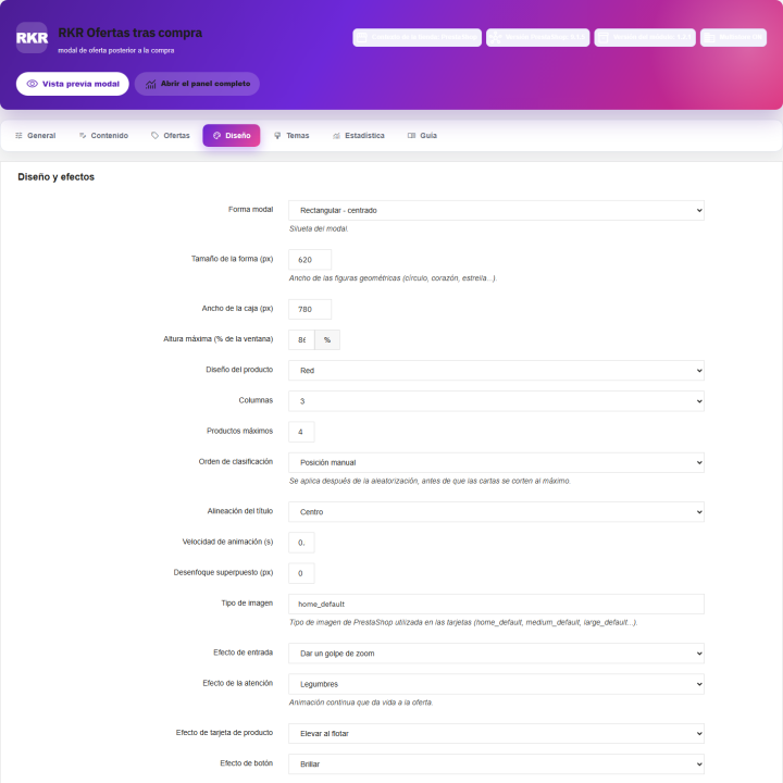 RKR Post-Purchase Offers for PrestaShop