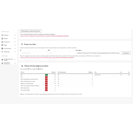 Connectif limitador conexiones