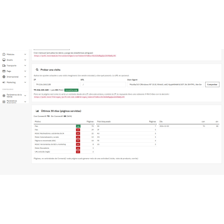 Connectif limitador conexiones