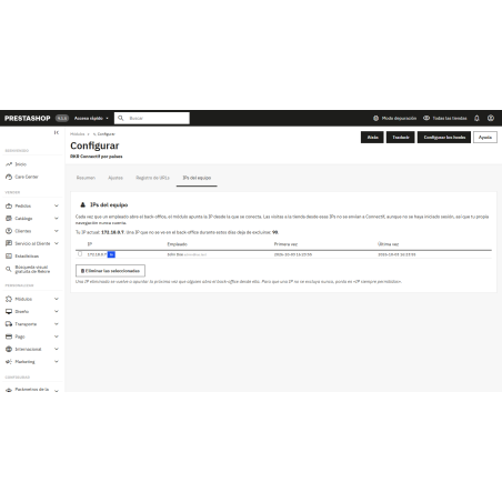 Connectif limitador conexiones