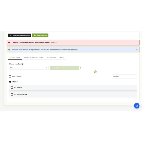 Modulo di traduzione completo