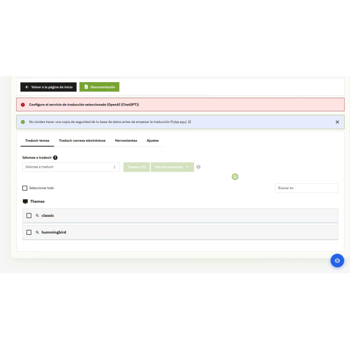 RKR Total Translation — traduit le contenu, les modules, les thèmes et les e-mails de PrestaShop