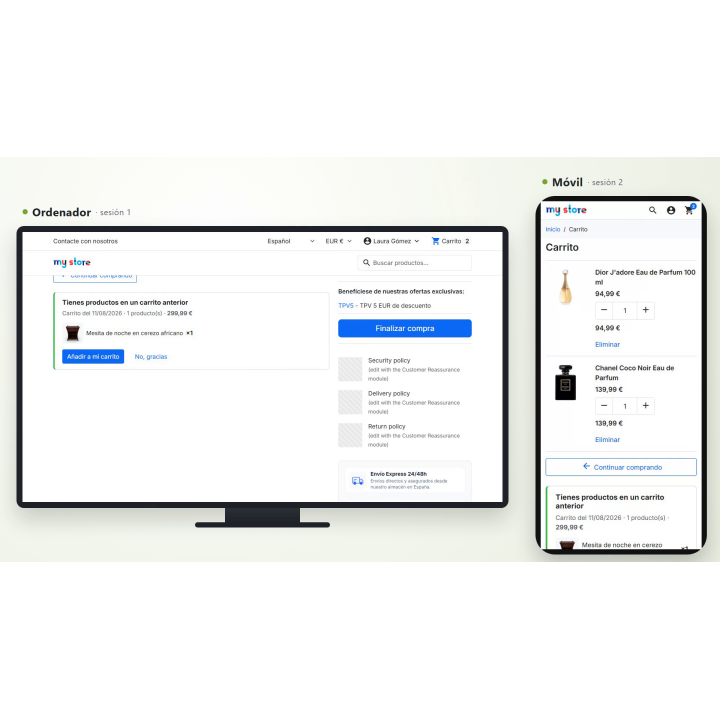 RKR Single Cart: lo stesso carrello su tutti i dispositivi