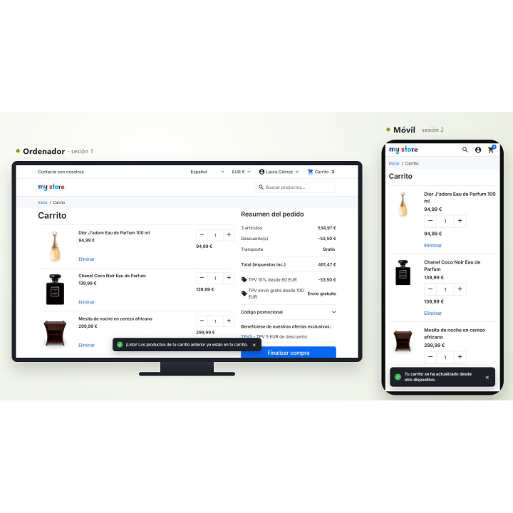 RKR Single Cart: lo stesso carrello su tutti i dispositivi