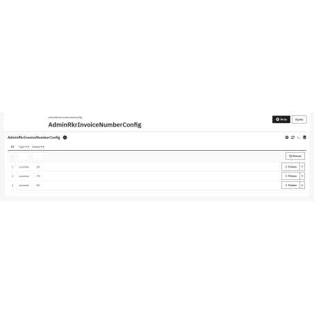 Módulo series de facturas para prestashop