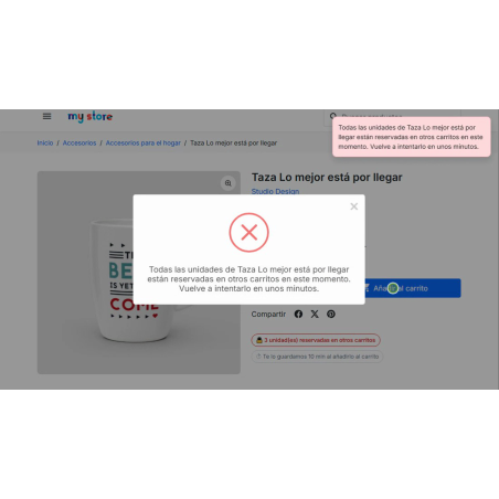Prenotazione stock RKR nel carrello: conto alla rovescia per PrestaShop