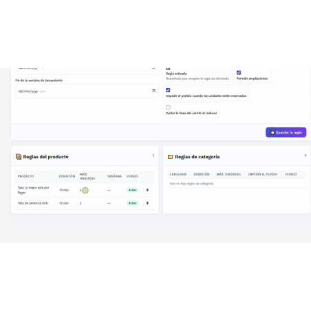 Prenotazione stock RKR nel carrello: conto alla rovescia per PrestaShop