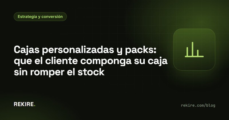Coffrets personnalisés et packs : laisser le client composer son coffret sans casser le stock