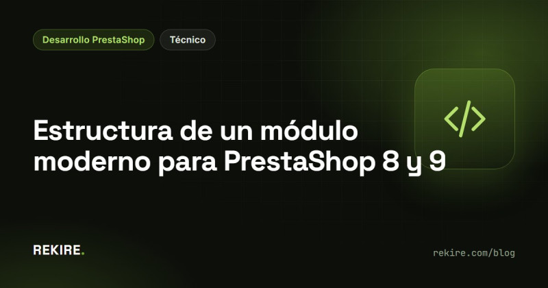 Estrutura de um módulo moderno para PrestaShop 8 e 9