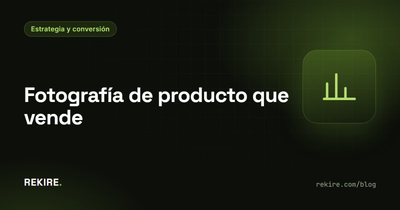 Fotografía de producto que vende