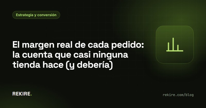 El margen real de cada pedido: la cuenta que casi ninguna tienda hace (y debería)