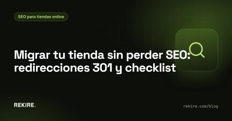 Migrar tu tienda sin perder SEO: redirecciones 301 y checklist