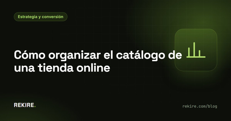 Cómo organizar el catálogo de una tienda online