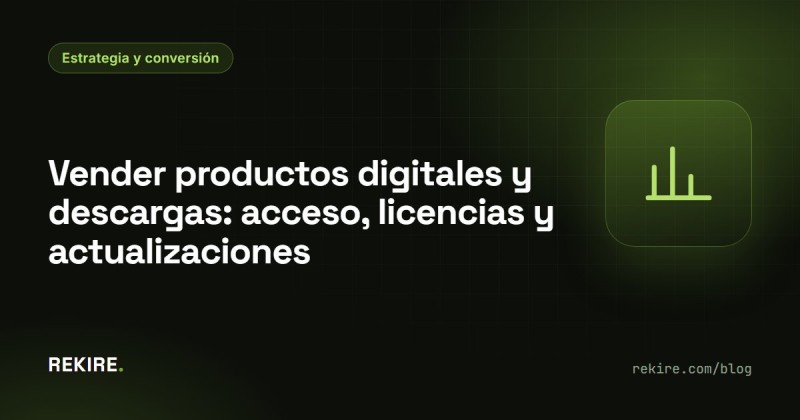 Vender produtos digitais e transferências: acesso, licenças e atualizações