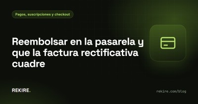 Rimborsare sul gateway di pagamento e far quadrare la fattura rettificativa