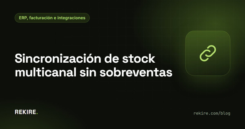 Sincronización de stock multicanal sin sobreventas