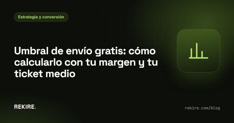 Soglia di spedizione gratuita: come calcolarla con il tuo margine e il tuo scontrino medio