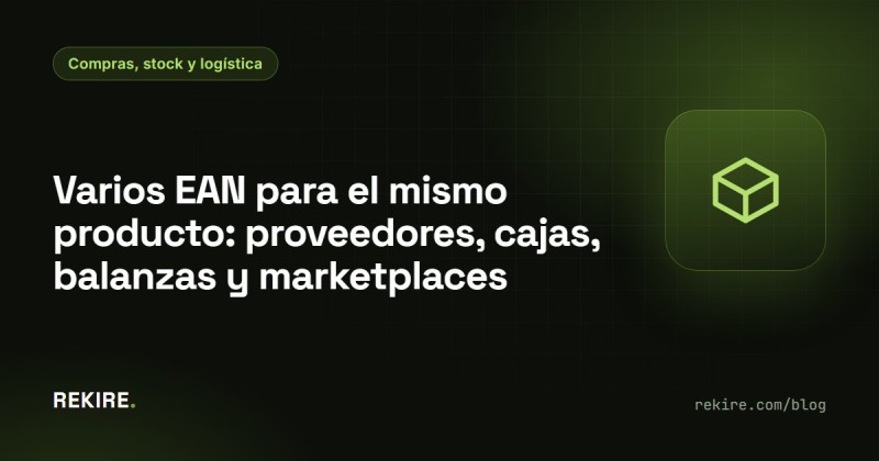 Più EAN per lo stesso prodotto: fornitori, cartoni, bilance e marketplace