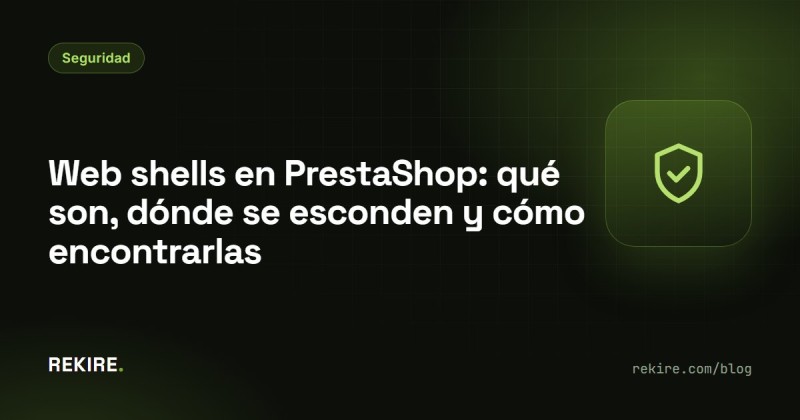 Web shells no PrestaShop: o que são, onde se escondem e como encontrá-las